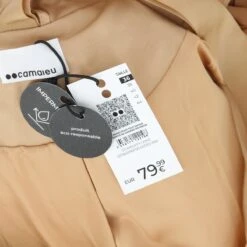 VESTE MATELASSEE CAMAIEU OVERSIZE BEIGE -Vêtements De Mode veste matelassee camaieu oversize beige 3