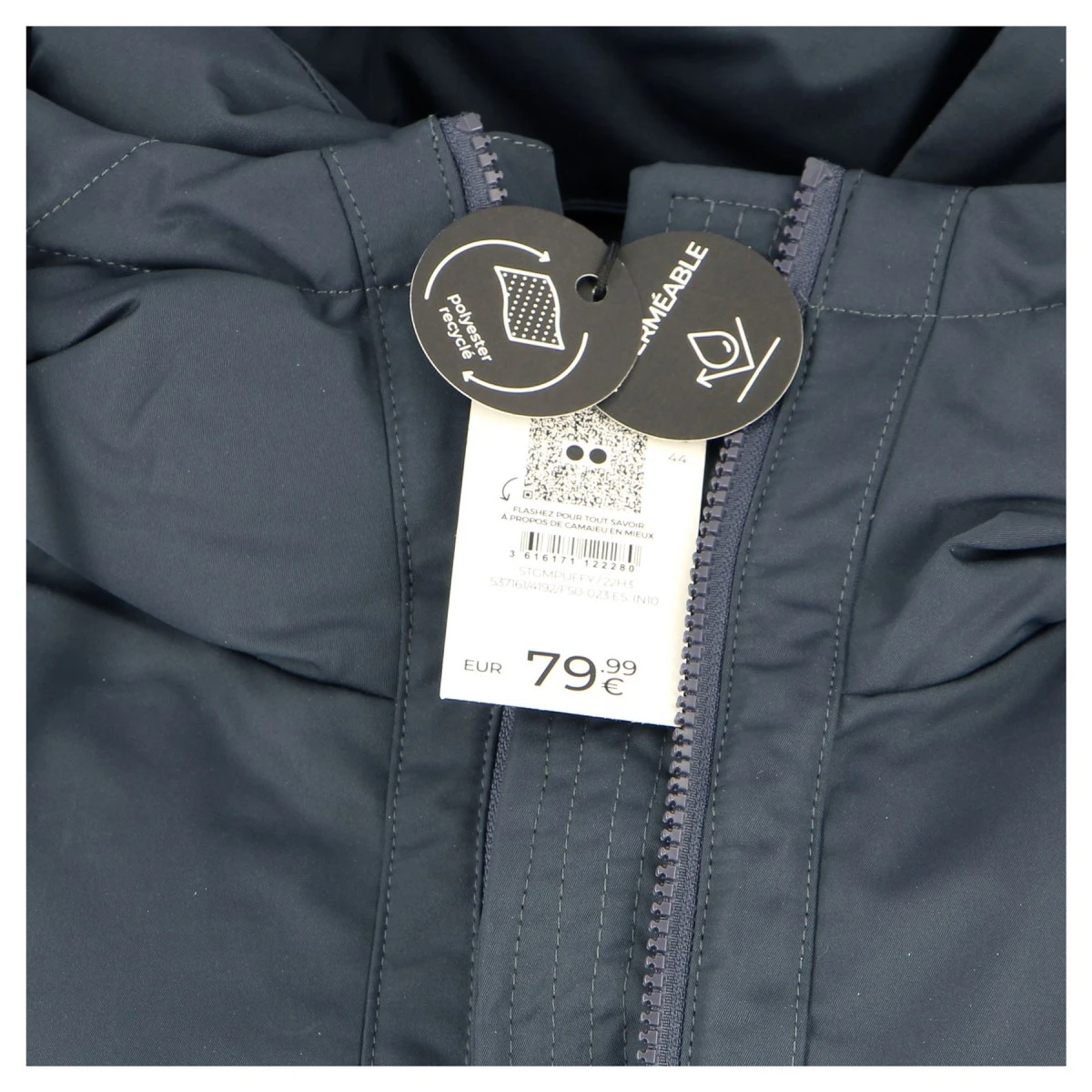 VESTE MATELASSEE CAMAIEU OVERSIZE MARINE 7 VESTE MATELASSEE CAMAIEU OVERSIZE MARINE – Image 5