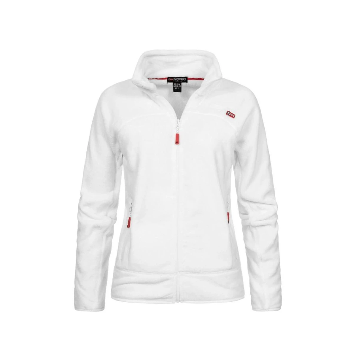 GEOGRAPHICAL NORWAY VESTE POLAIRE FEMME BLANCHE 3 GEOGRAPHICAL NORWAY VESTE POLAIRE FEMME BLANCHE
