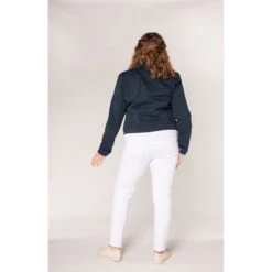 VESTE TOILE NINA CARTER BLEU MARINE 2 -Vêtements De Mode veste toile nina carter bleu marine 2 1 5