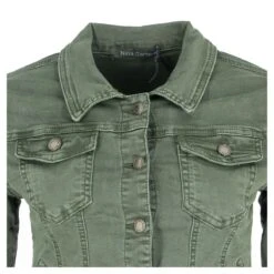 VESTE TOILE NINA CARTER KAKI -Vêtements De Mode veste toile nina carter kaki 3