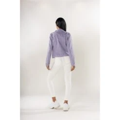 VESTE TOILE NINA CARTER LILAS -Vêtements De Mode veste toile nina carter lilas 3